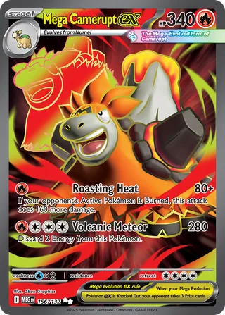 Mega Camerupt ex — Ultra Rare variant