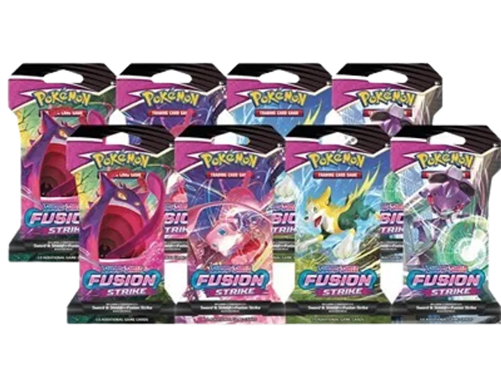 Fusion Strike Sleeved Booster Pack Bundle (Pack of 8)