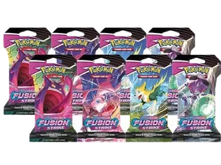 Fusion Strike Sleeved Booster Pack Bundle (Pack of 8)