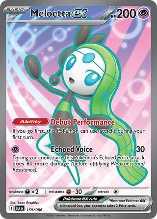 Meloetta ex — Ultra Rare variant