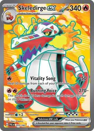 Skeledirge ex — Ultra Rare variant