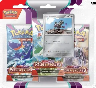Paldea Evolved 3-Pack Blister - Varoom