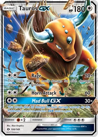 Tauros-GX — Rare Holo GX variant