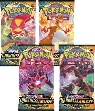 Darkness Ablaze Booster Pack Art Bundle (Set of 4)
