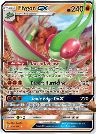 Flygon-GX — Rare Holo GX variant