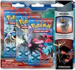 XY Collector Pin 3-Pack Blisters - Xerneas