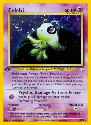 Celebi — Rare Holo variant