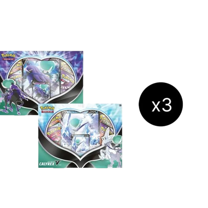 Chilling Reign Ice Rider/ Shadow Rider Calyrex V Box Case