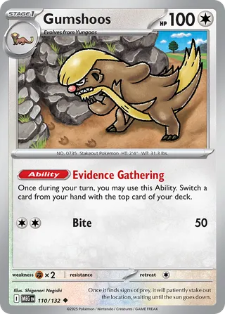 Gumshoos — Uncommon variant