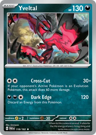 Yveltal — Rare variant