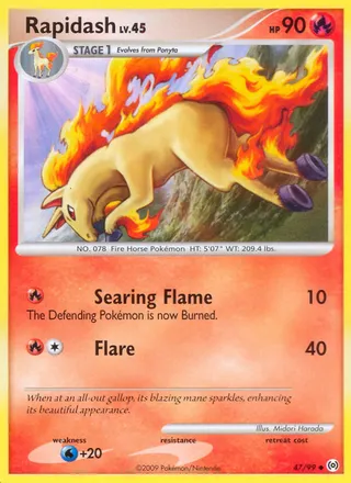 Rapidash — Uncommon variant