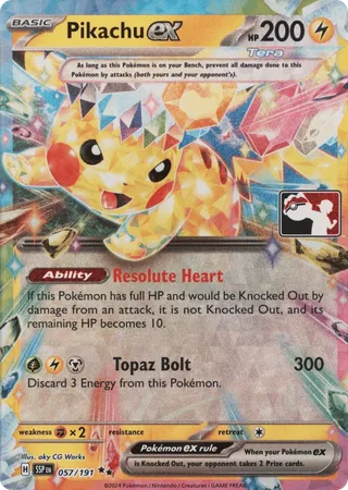 Pikachu ex — Double Rare variant