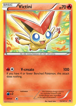 Victini — Rare Holo variant