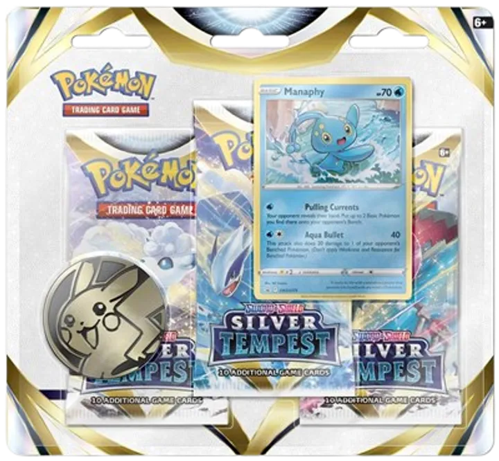 Silver Tempest 3-Pack Blister - Manaphy