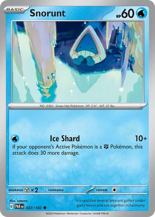 Snorunt — Common variant