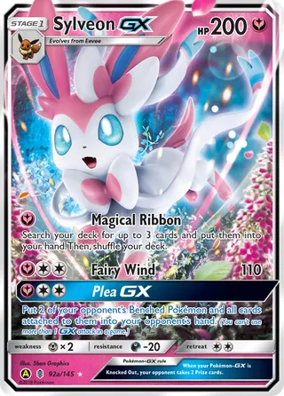 Sylveon-GX — Rare Holo GX variant