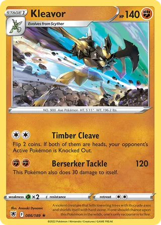 Kleavor — Rare Holo variant