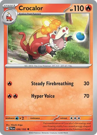 Crocalor — Uncommon variant