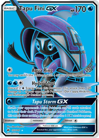 Tapu Fini-GX — Rare Ultra variant