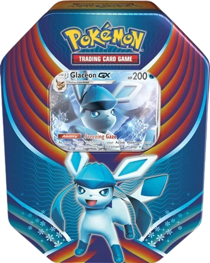 Celestial Storm Evolution Celebration Tin Glaceon GX