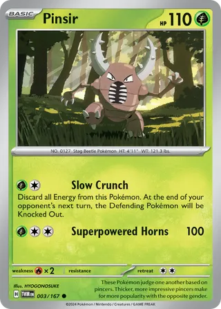 Pinsir — Common variant