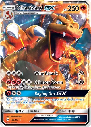 Charizard-GX — Rare Holo GX variant