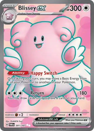 Blissey ex — Ultra Rare variant