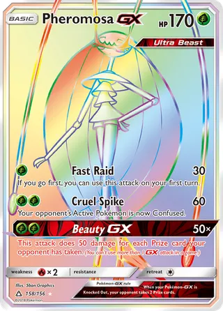 Pheromosa-GX — Rare Rainbow variant