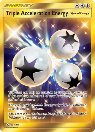 Triple Acceleration Energy — Rare Secret variant