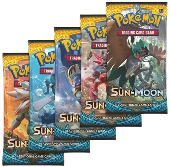Sun & Moon Booster Pack Art Bundle (Set of 5)