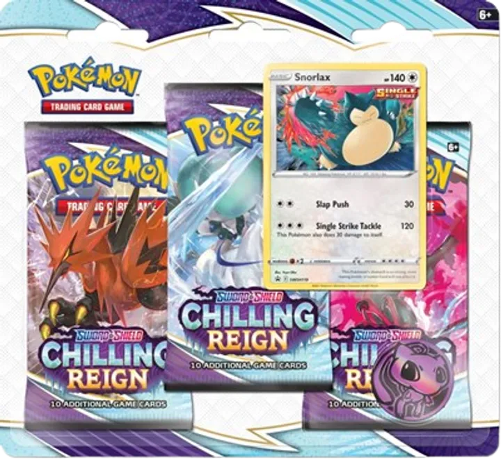 Chilling Reign 3-Pack Blister - Snorlax