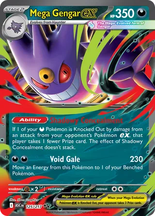 Mega Gengar ex — Double Rare variant