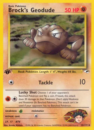 Brock's Geodude — Uncommon variant