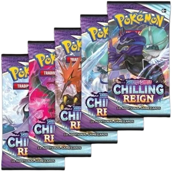Chilling Reign Booster Pack Art Bundle (Set of 5)