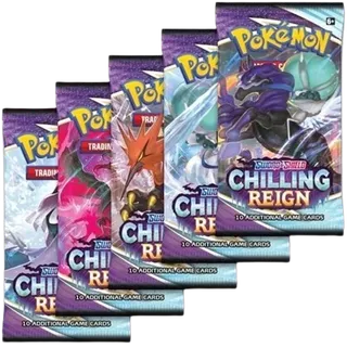 Chilling Reign Booster Pack Art Bundle (Set of 5)
