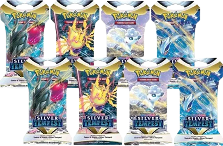 Silver Tempest Sleeved Booster Pack Bundle (Set of 8)