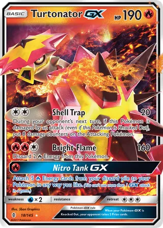 Turtonator-GX — Rare Holo GX variant