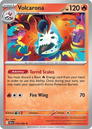 Volcarona — Rare variant