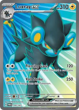 Luxray ex — Ultra Rare variant