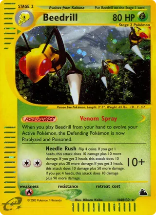 Beedrill — Rare Holo variant