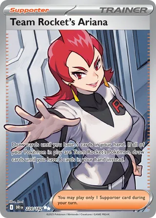 Team Rocket's Ariana — Ultra Rare variant