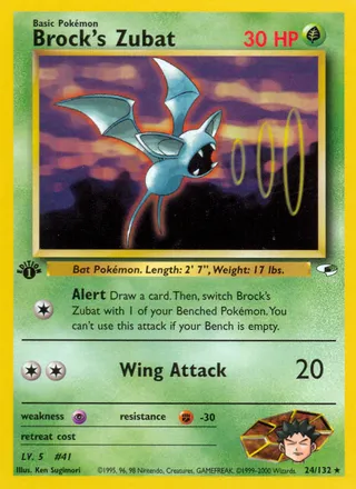 Brock's Zubat — Rare variant