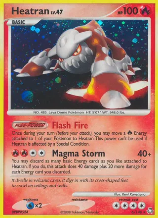 Heatran — Rare Holo variant