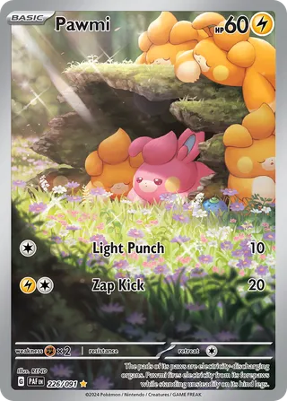 Pawmi — Illustration Rare variant