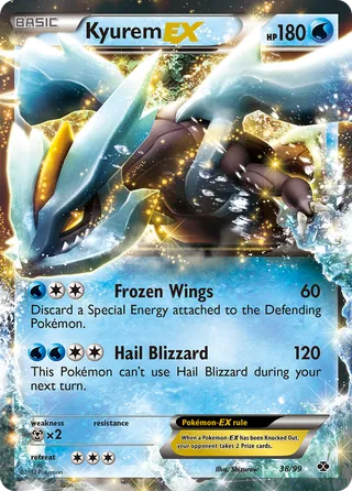 Kyurem-EX — Rare Holo EX variant