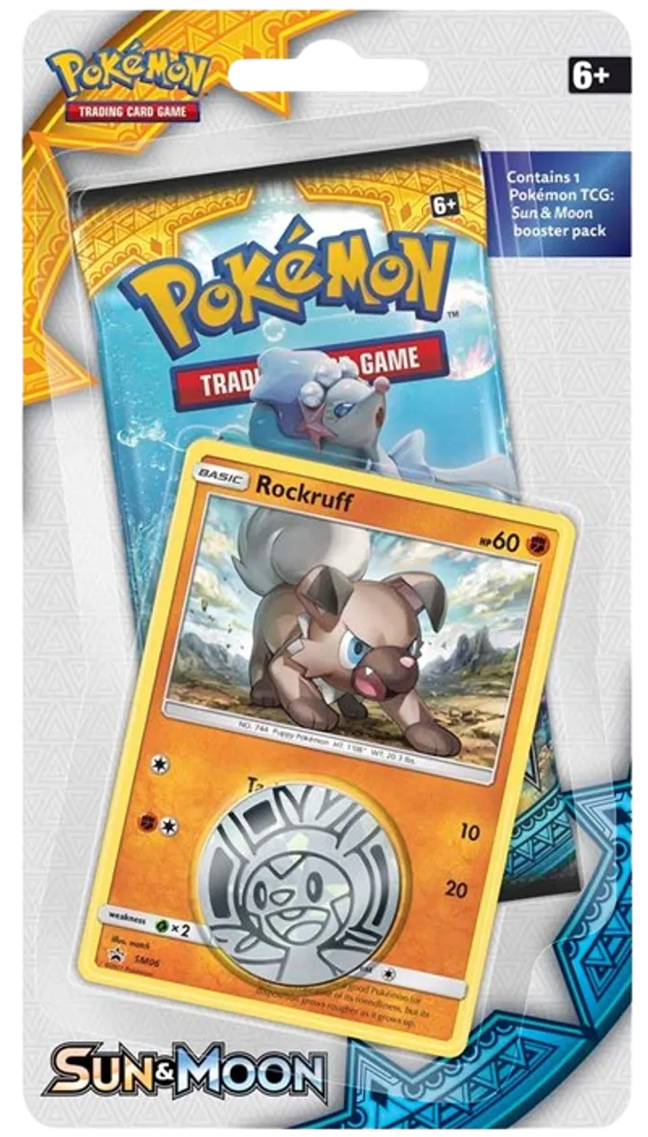 Sun & Moon Single Blister Pack - Rockruff