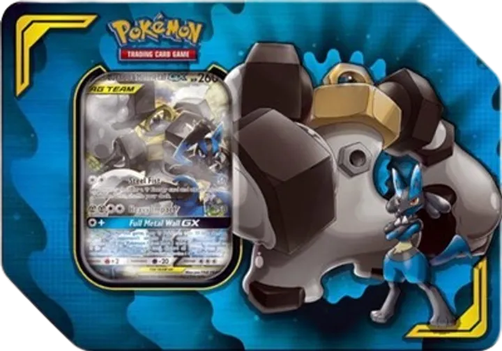 Unified Minds Power Partnership Tin - Lucario & Melmetal GX