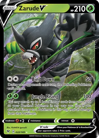Zarude V — Rare Holo V variant