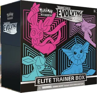 Evolving Skies Elite Trainer Box - Glaceon/Vaporeon/Sylveon/Espeon