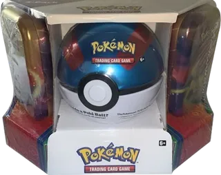 Pokémon - Poké Ball Tin + 2 Kanto Power Mini Tins - Great Ball
